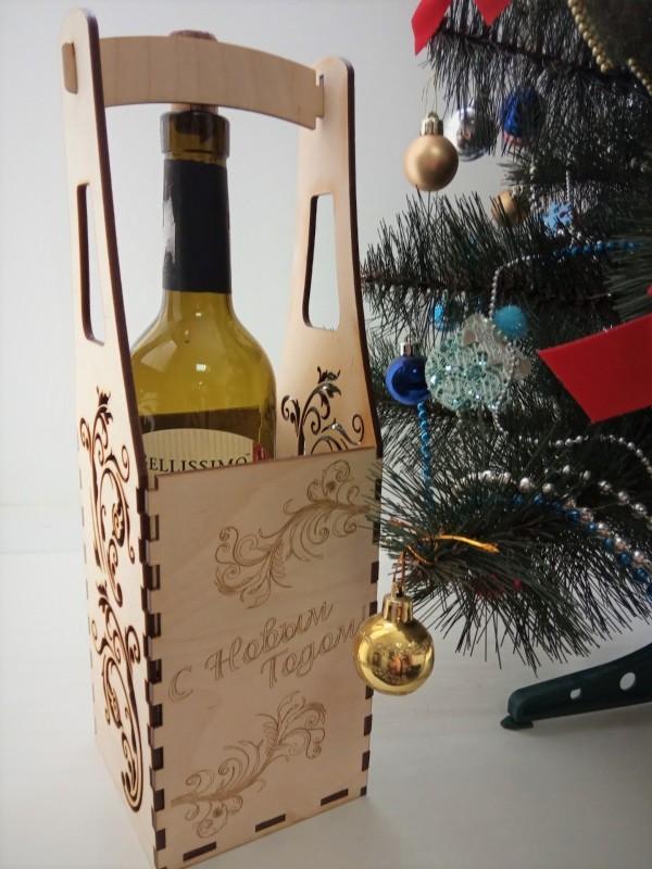 Упаковка подарочная для бутылки вина